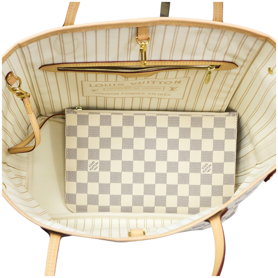 LOUIS VUITTON NEVERFULL DAMIER AZUR