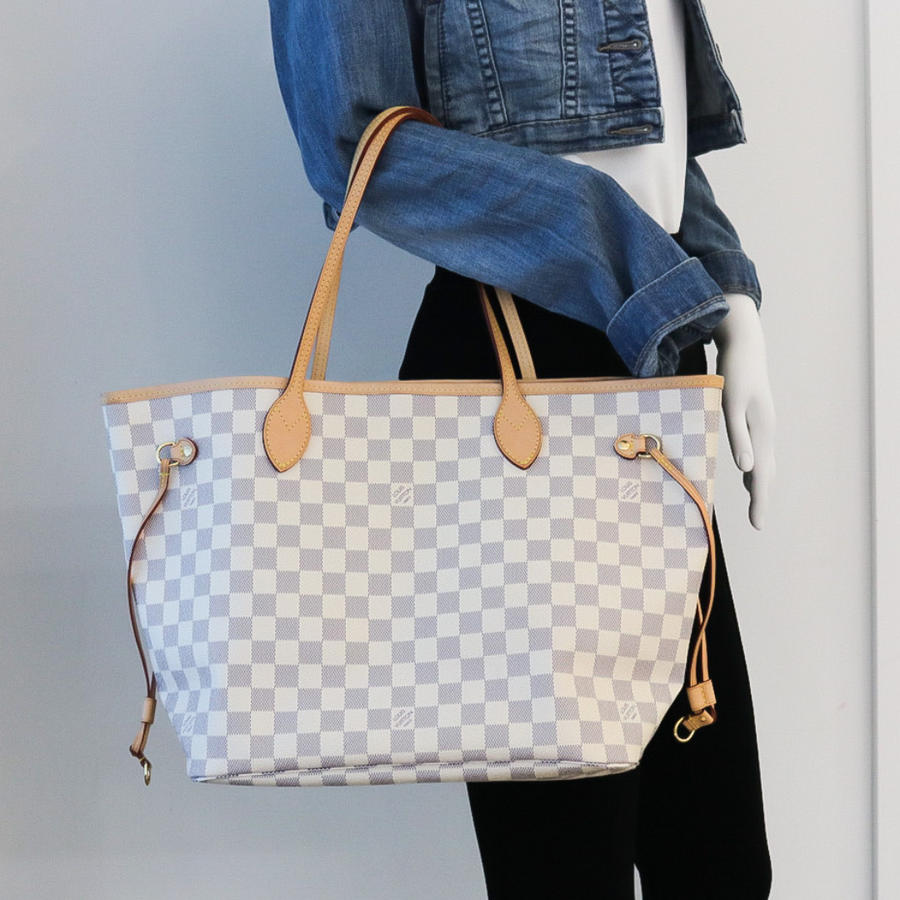 LOUIS VUITTON NEVERFULL DAMIER AZUR