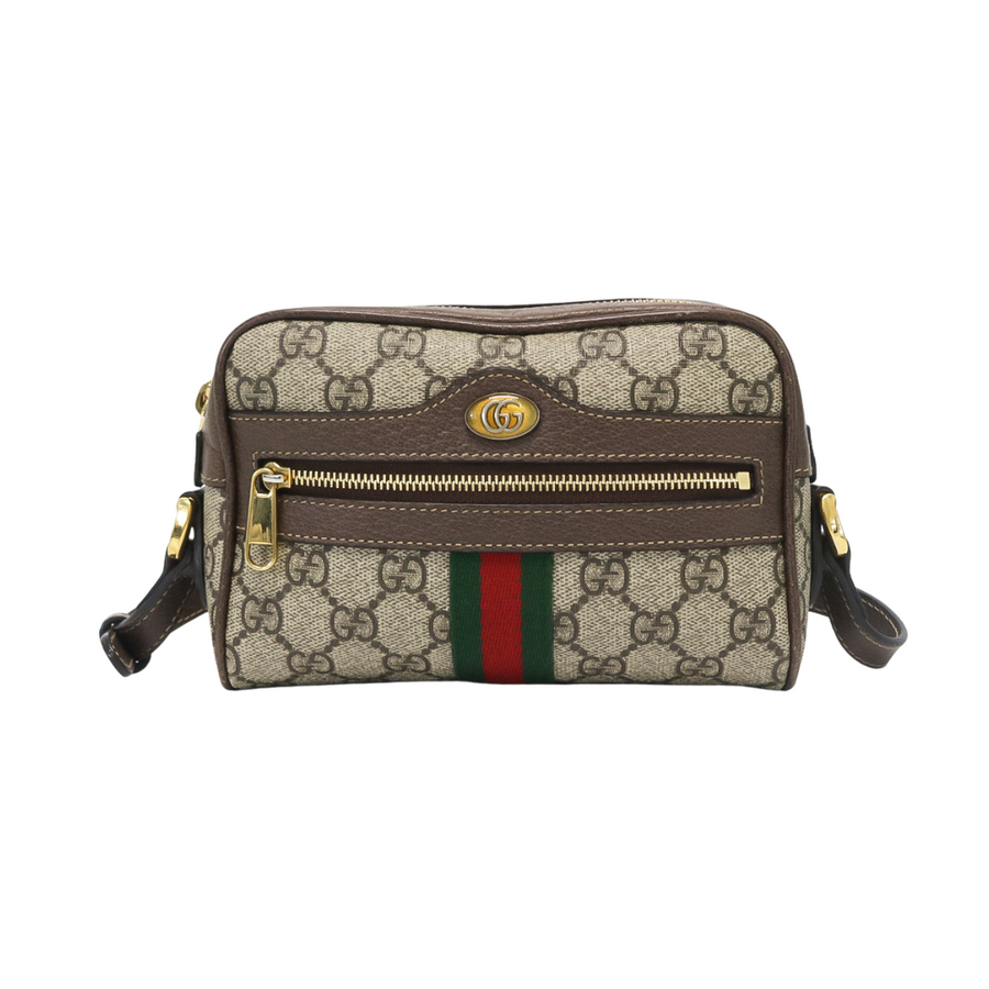 GUCCI OPHIDIA GG SUPREME MINI BAG