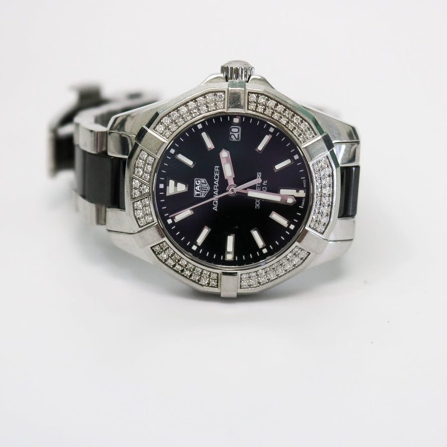 TAG HEUER LADY AQUARACER DIAMOND BEZEL