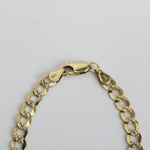 YELLOW GOLD CUBAN LINK NECKLACE