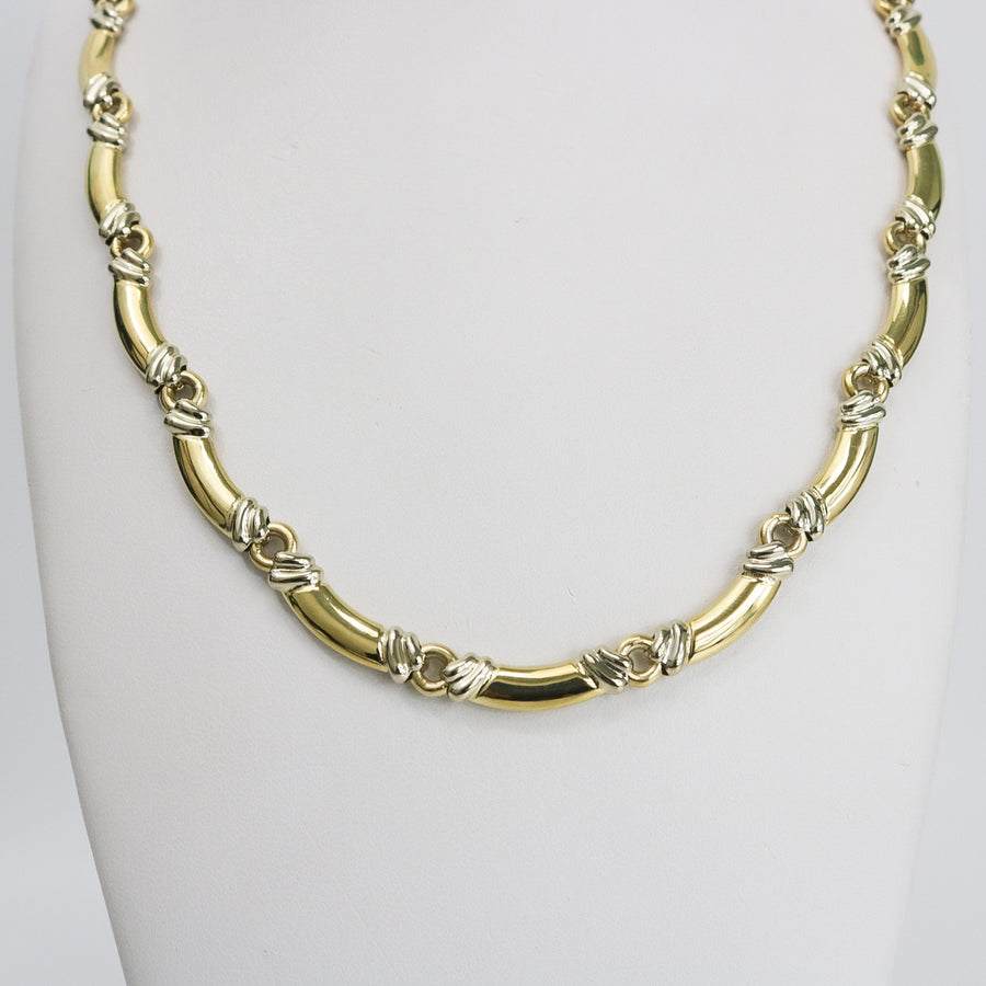 YELLOW GOLD CHIMENTO  ITALIAN NECKLACE