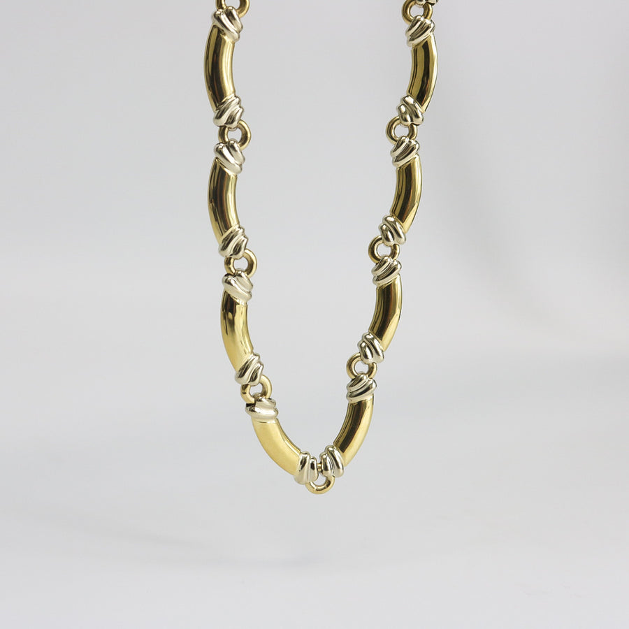 YELLOW GOLD CHIMENTO  ITALIAN NECKLACE