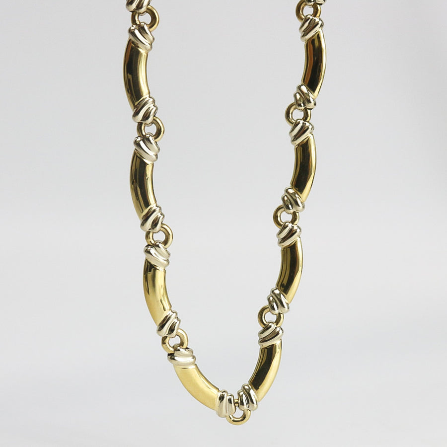 YELLOW GOLD CHIMENTO  ITALIAN NECKLACE