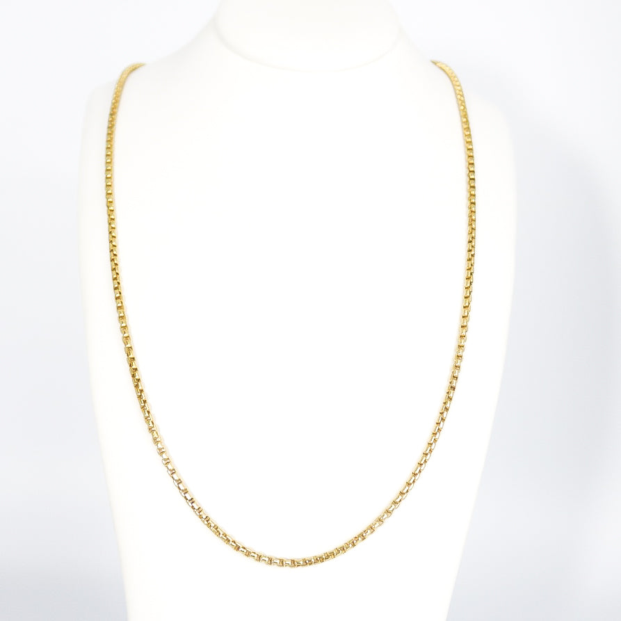 PURE GOLD MENE NECKLACE