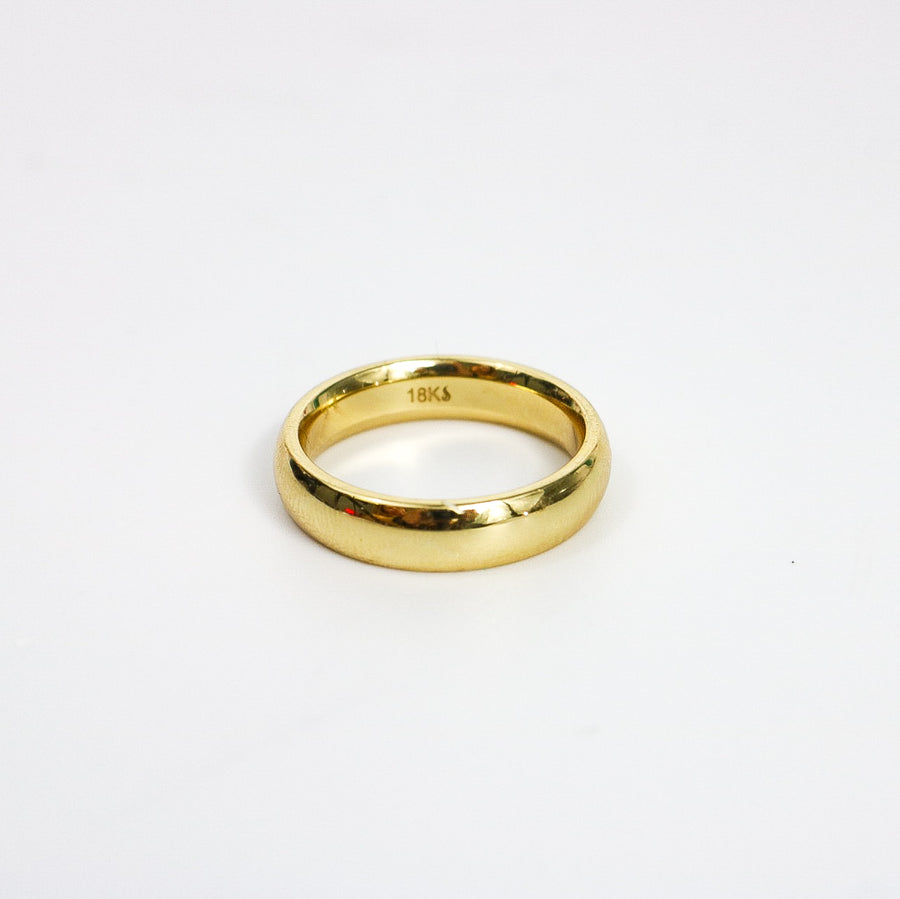 YELLOW GOLD MEN'S WEDDING BAND