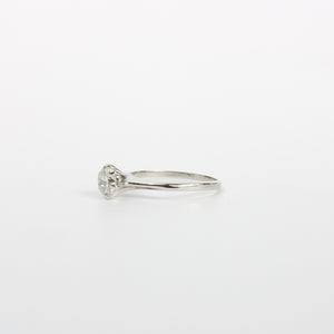 WHITE GOLD DIAMOND SOLITAIRE RING