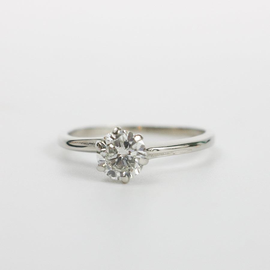 WHITE GOLD DIAMOND SOLITAIRE RING