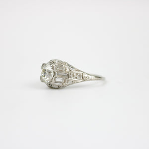 PLATINUM DIAMOND ENGAGEMENT RING