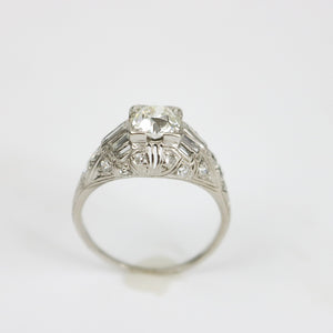 PLATINUM DIAMOND ENGAGEMENT RING