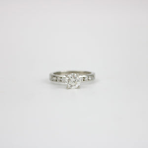 ENGAGEMENT DIAMOND PLATINUM RING