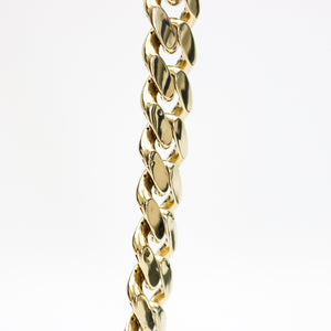 YELLOW GOLD CUBAN STYLE NECKLACE