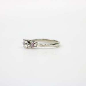 WHITE GOLD NATURAL DIAMOND ENGAGEMENT RING 0.73CTS