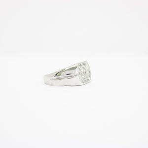 WHITE GOLD MEN'S DIAMOND RING