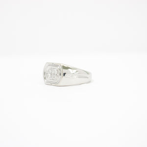 WHITE GOLD MEN'S DIAMOND RING