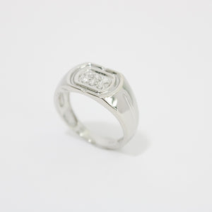 WHITE GOLD MEN'S DIAMOND RING