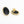 Load image into Gallery viewer, YELLOW GOLD EARRINGS WITH OVAL BLACK ONYX STONE
