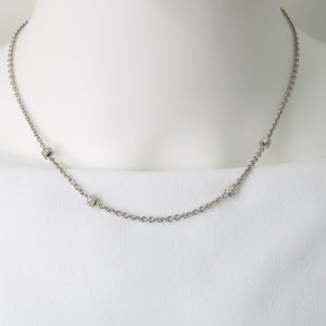 CABLE DIAMOND BEZEL CHAIN