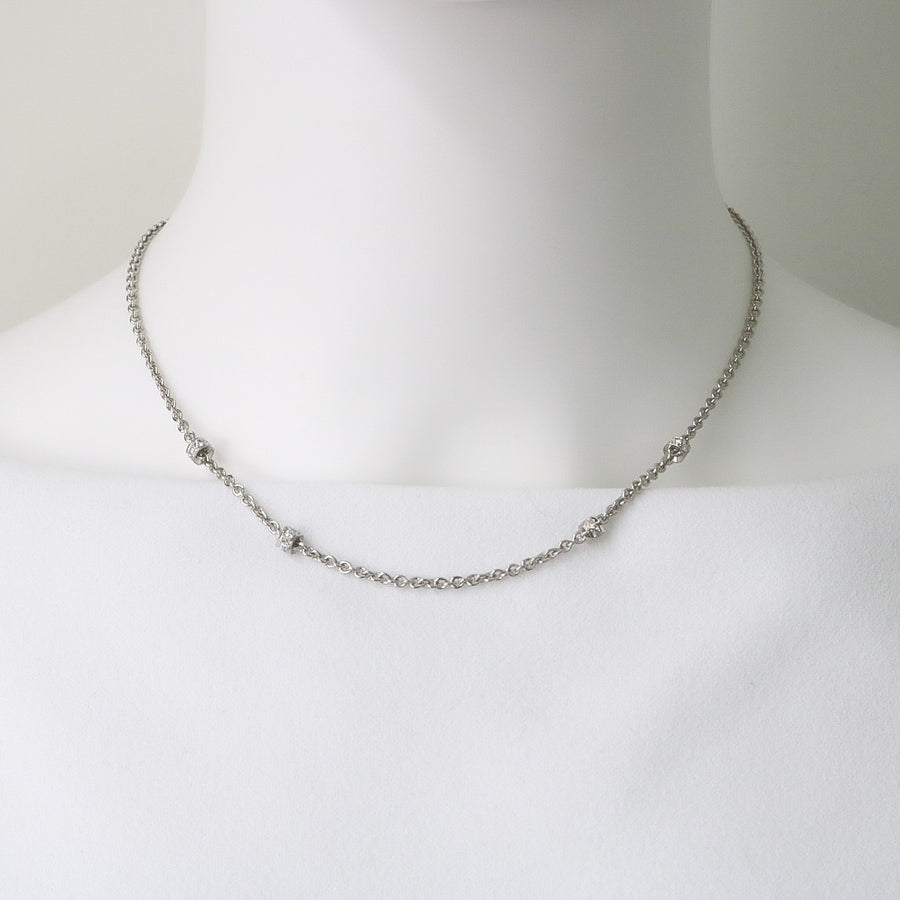 CABLE DIAMOND BEZEL CHAIN