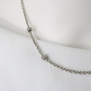 CABLE DIAMOND BEZEL CHAIN