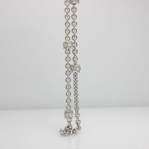 CABLE DIAMOND BEZEL CHAIN