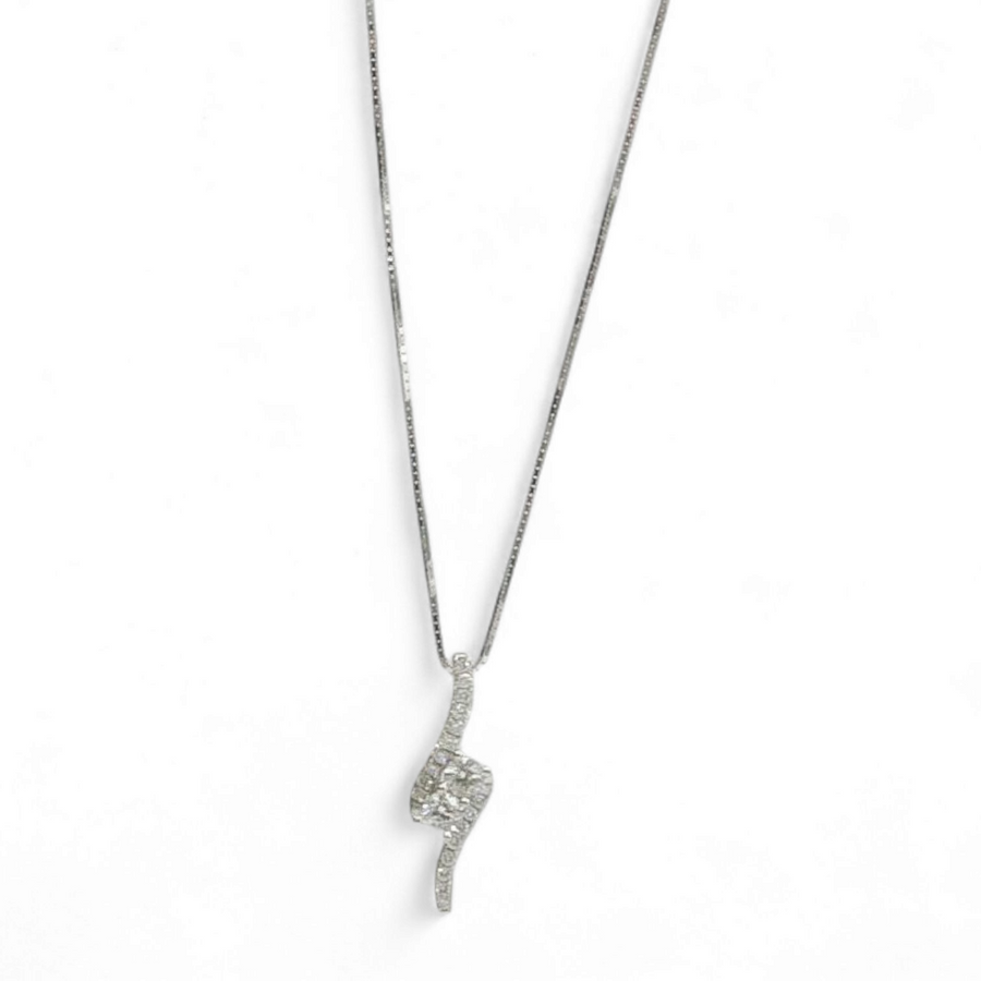 FOREVER US DIAMOND PENDANT WITH NECKLACE.