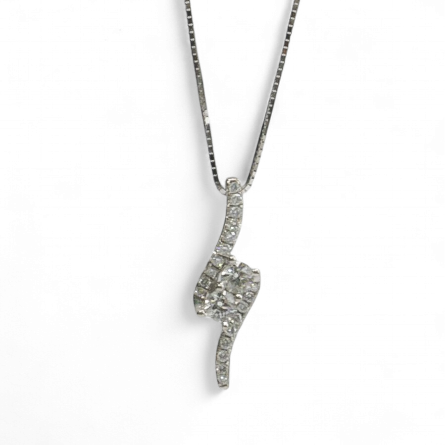 FOREVER US DIAMOND PENDANT WITH NECKLACE.