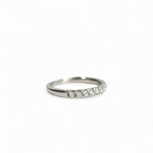 WHITE GOLD NATURAL DIAMOND WEDDING BAND