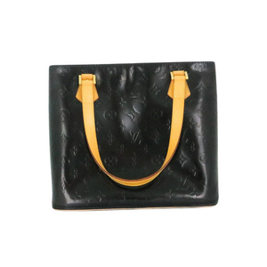 Houston patent leather handbag Louis Vuitton Black in Patent