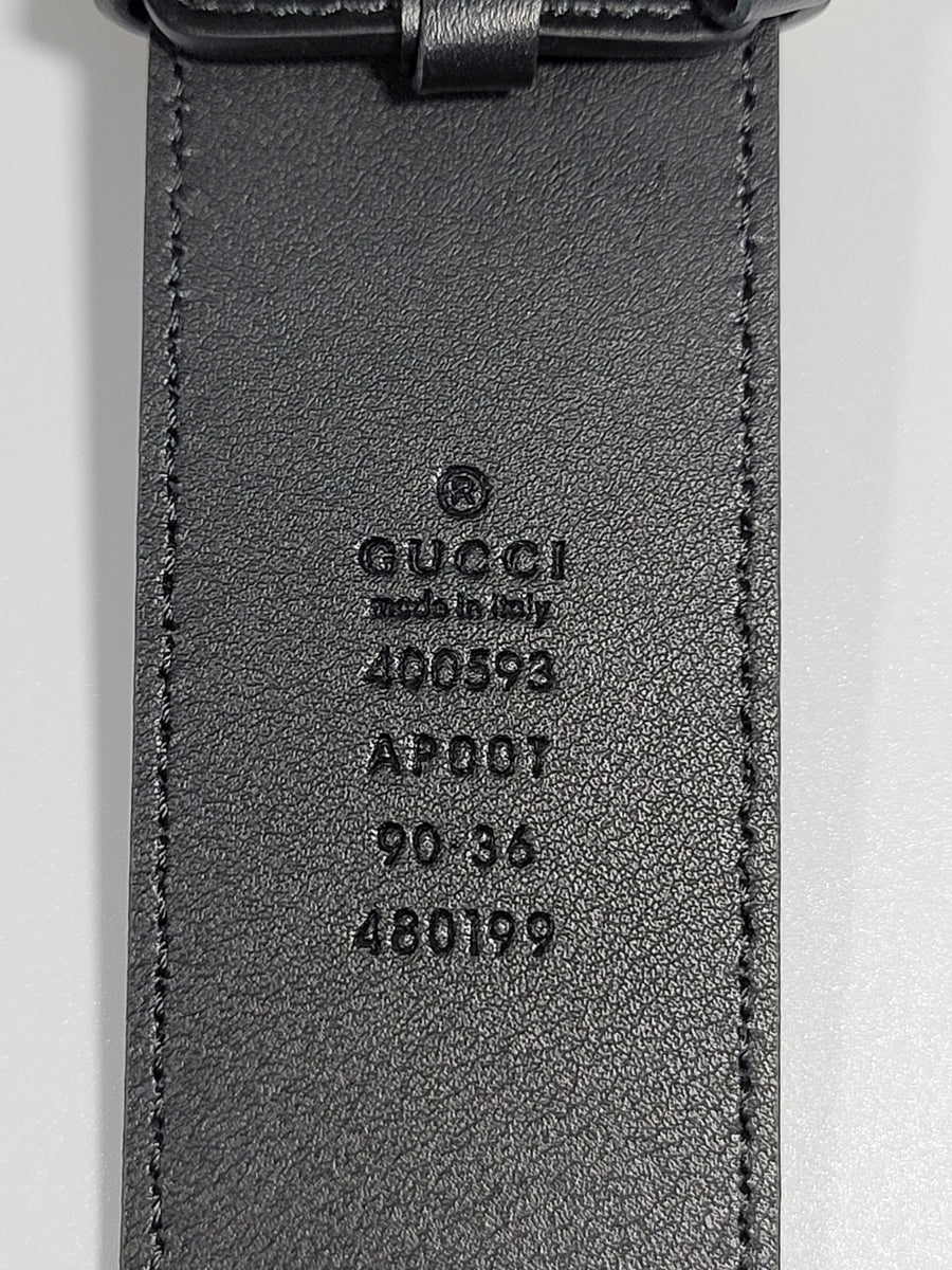 GUCCI GG LEATHER BELT