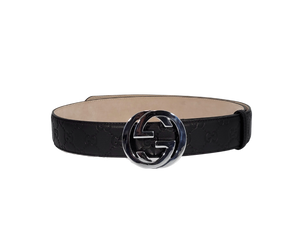 GUCCI SIGNATURE LEATHER BELT