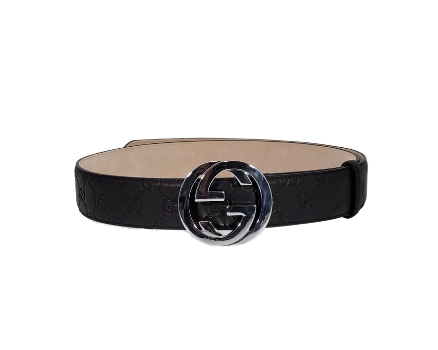 GUCCI SIGNATURE LEATHER BELT