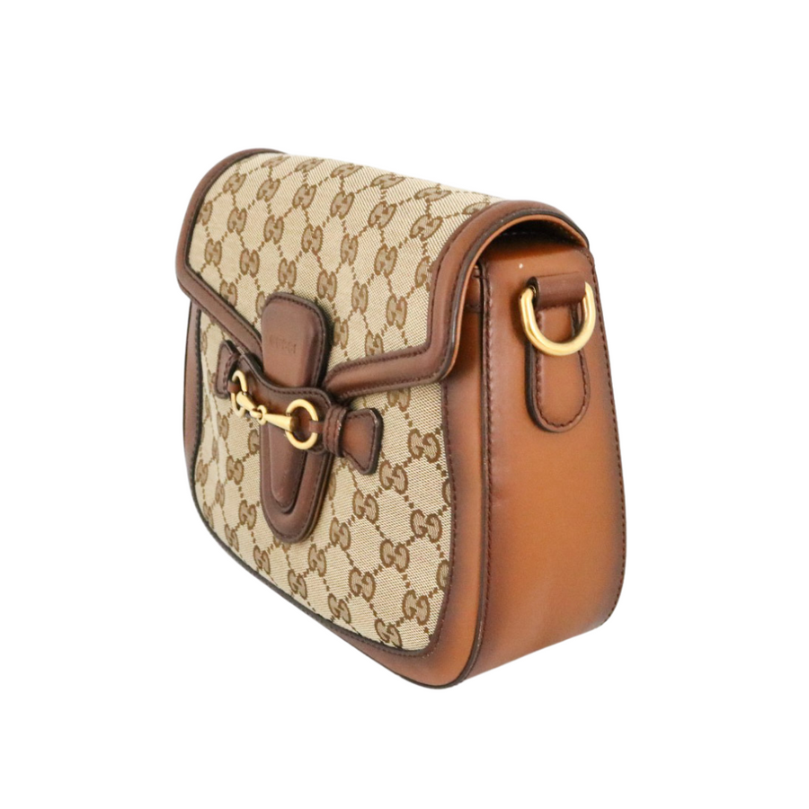 komfortabel forhandler Hvert år GUCCI LADY WEB ORIGINAL GG SHOULDER BAG – Jewelry Banc