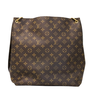 LOUIS VUITTON Metis Hobo Monogram Canvas Shoulder Bag Brown