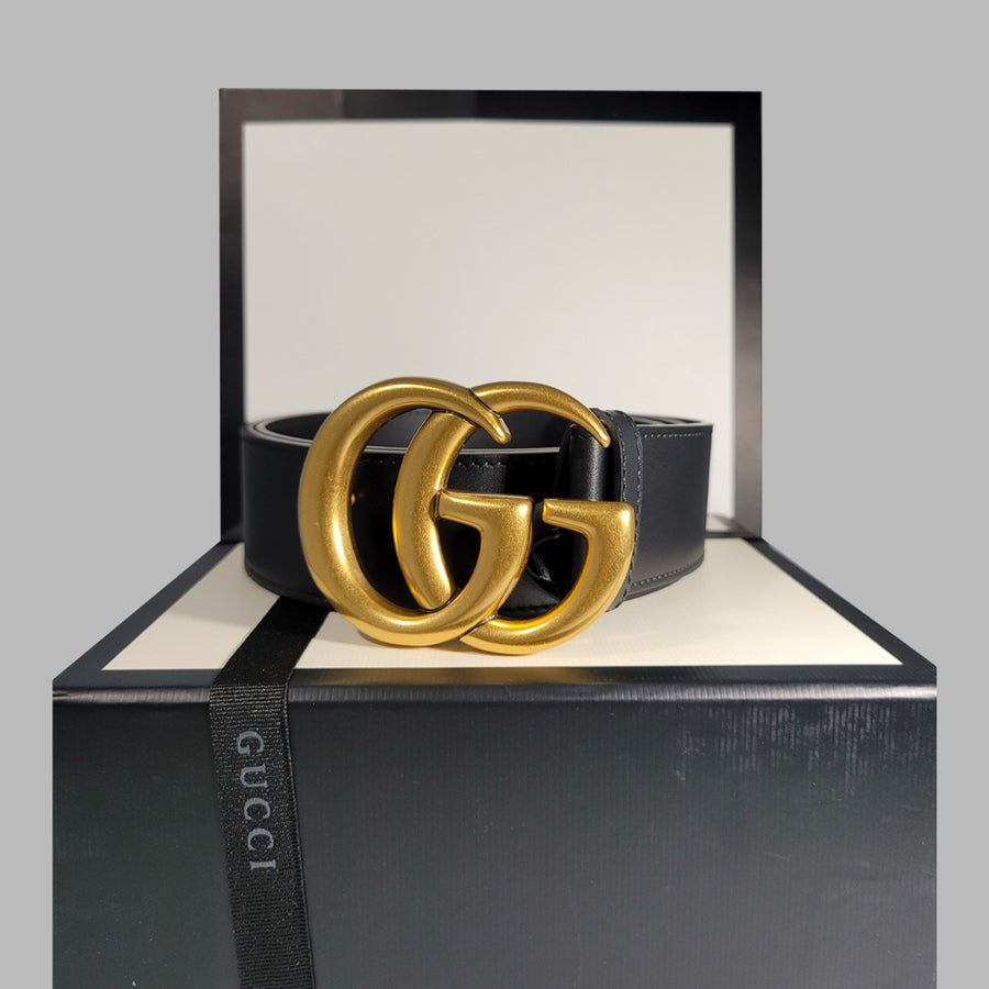 GUCCI BELT W/ DOUBLE G BUCKLE