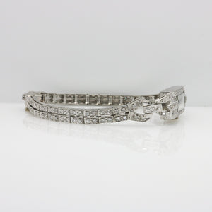 ART DECO DIAMOND BRACELET WATCH