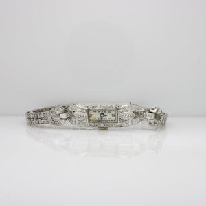 ART DECO DIAMOND BRACELET WATCH